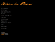 Tablet Screenshot of heleenduplessis.com